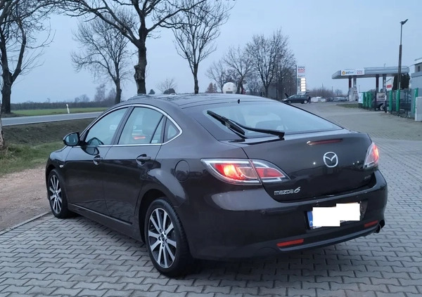Mazda 6 cena 24990 przebieg: 190000, rok produkcji 2011 z Kutno małe 407